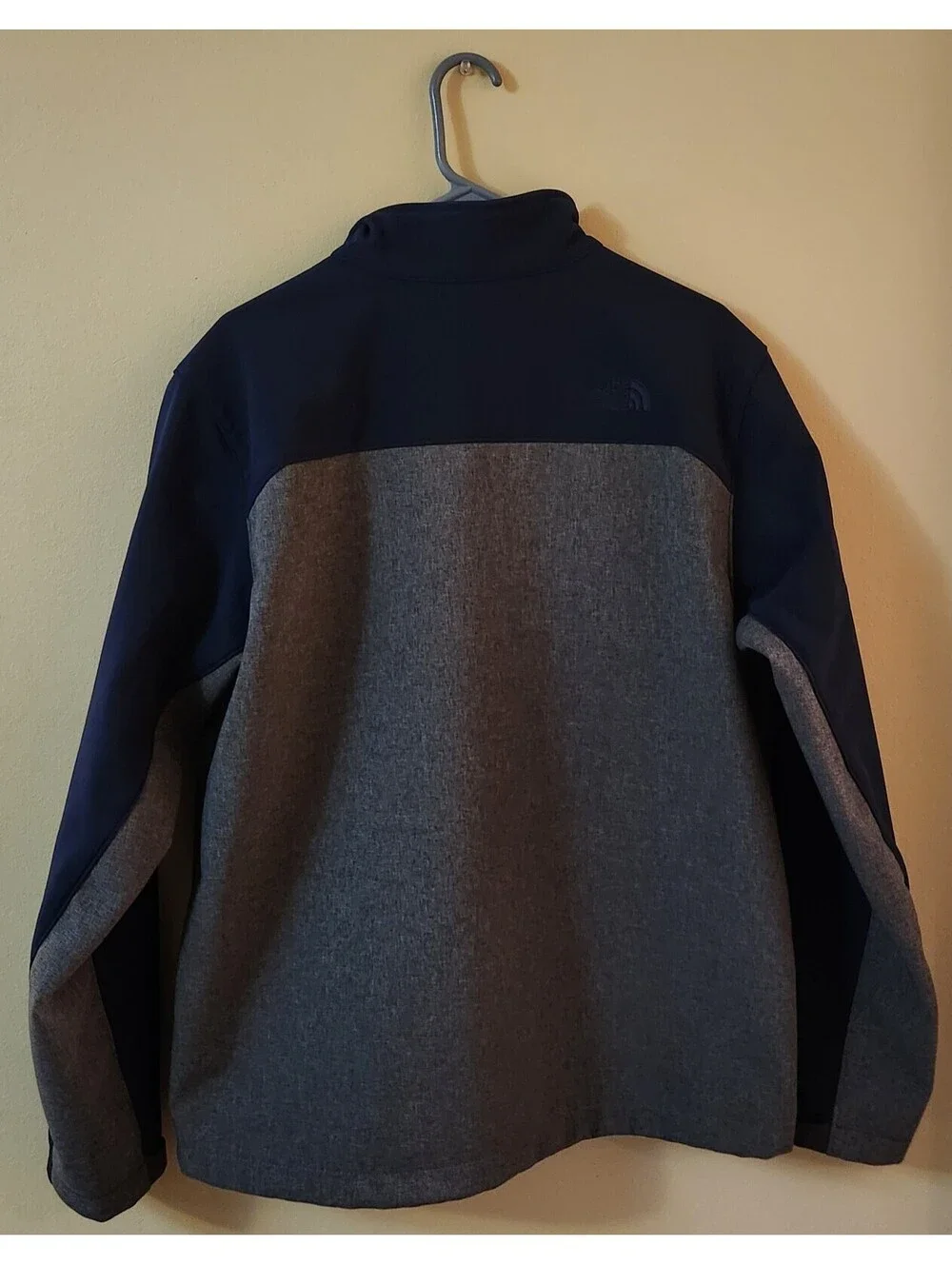 The North Face Men’s Large Jacket New Blue Gray Full Zip Coat High Quality